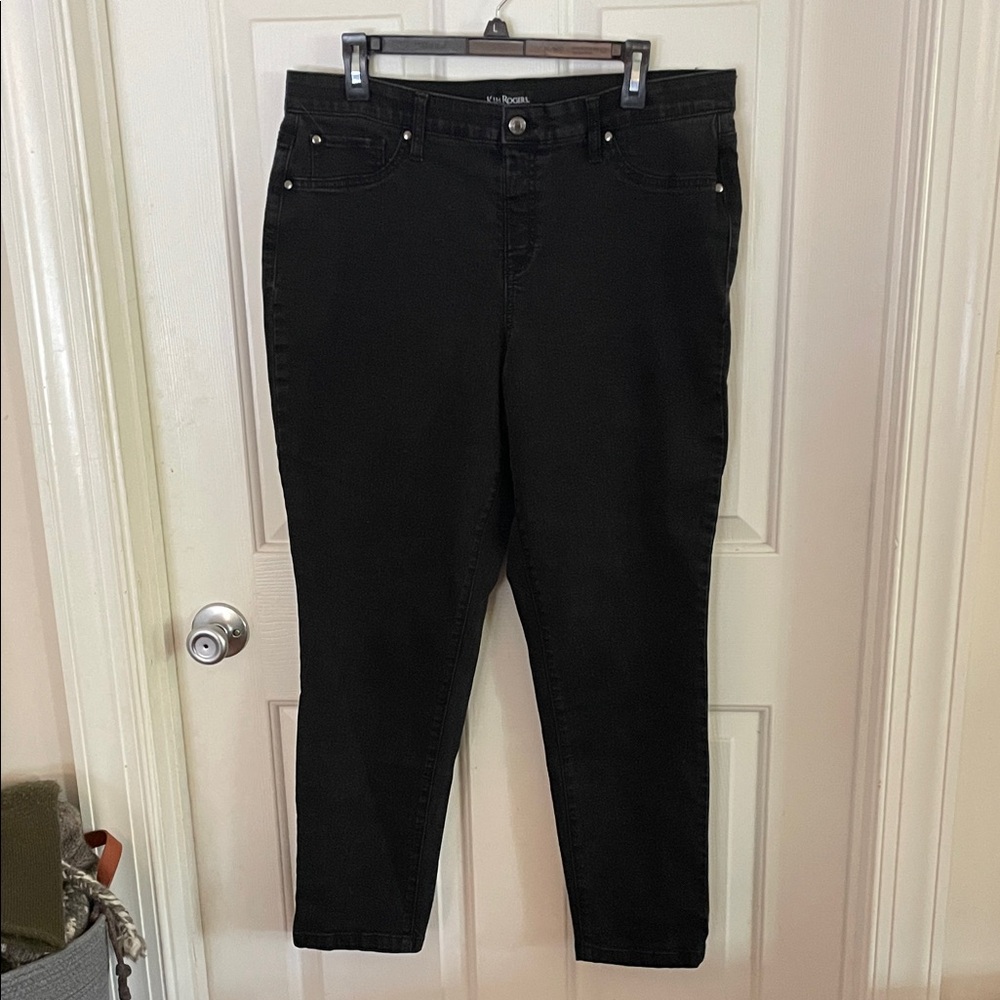 Kim Rogers Black Ankle Jeans